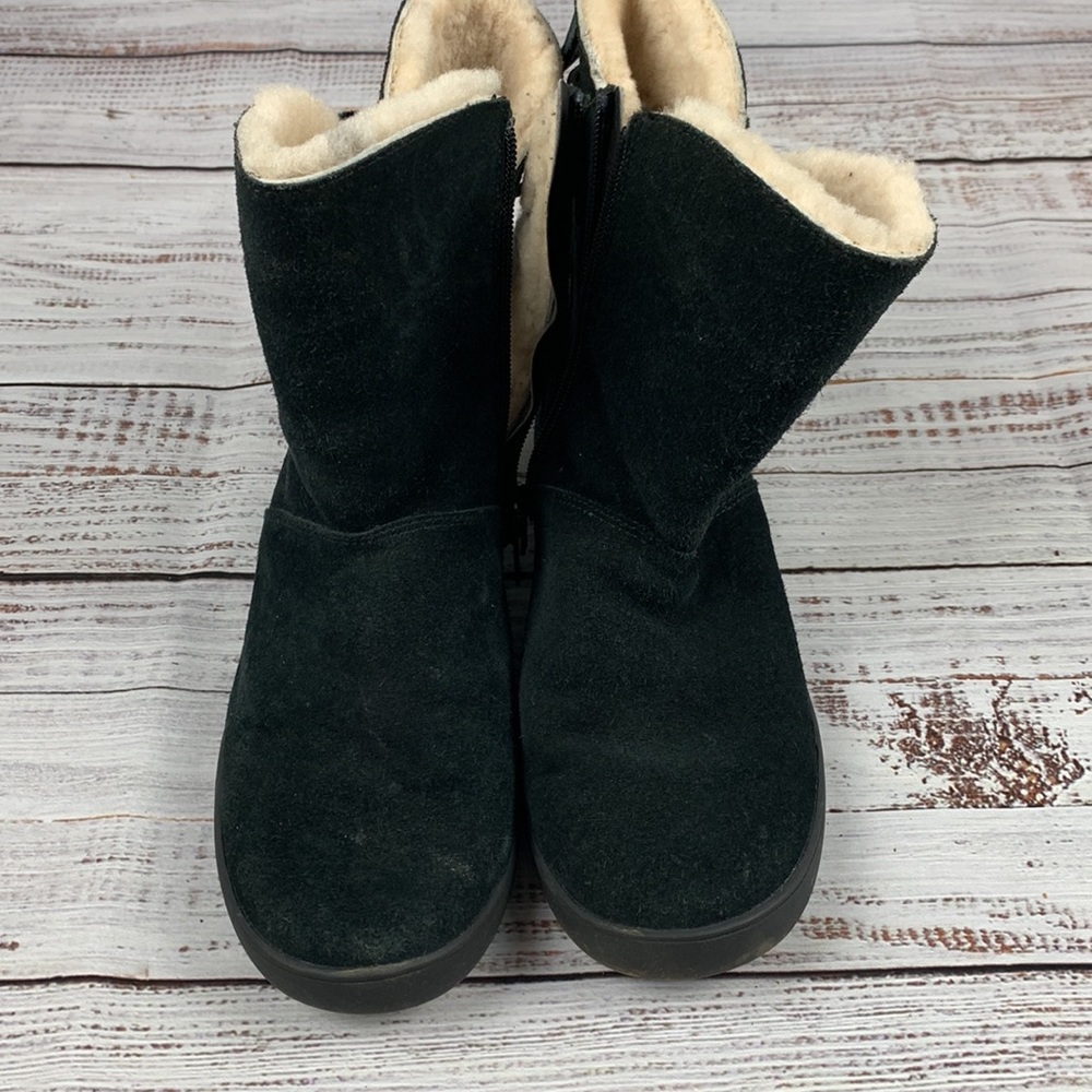 Koolaburra by UGG black boots zip and tie sz 7 - Picture 3 of 10